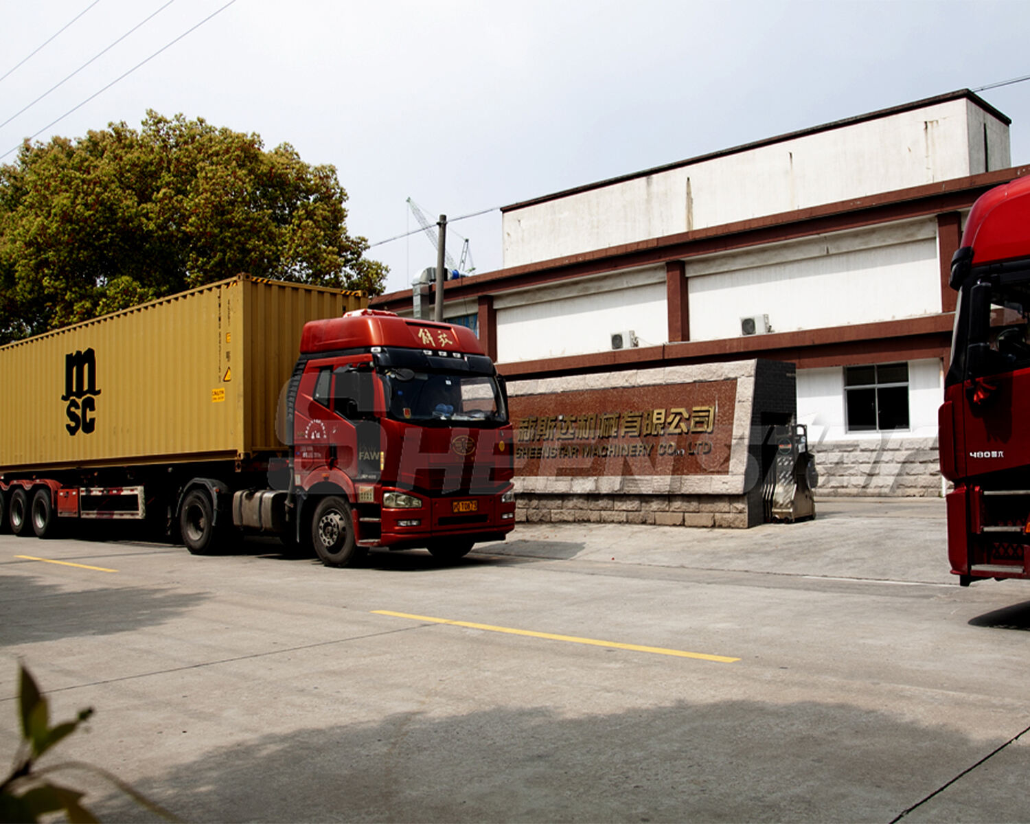 Dois equipamentos de enchimento de contêineres de 40 pés enviados para o Sudeste Asiático