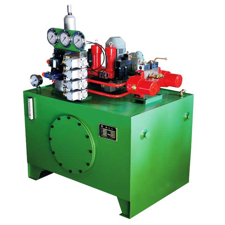 Flameproof secondary braking hydraulic station