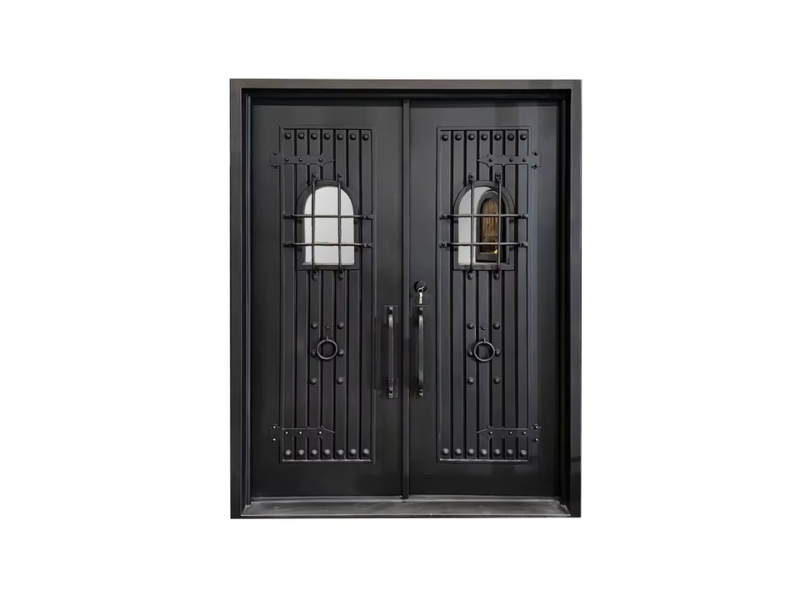 Why is weatherproofing important for exterior doors?