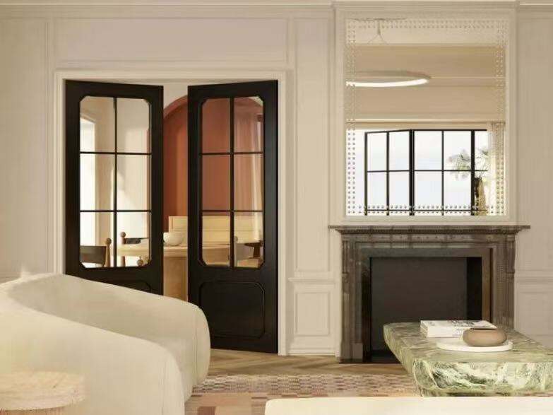 Customized Iron French-style Doors with Personalized Designs Suitable for Use in Various Places