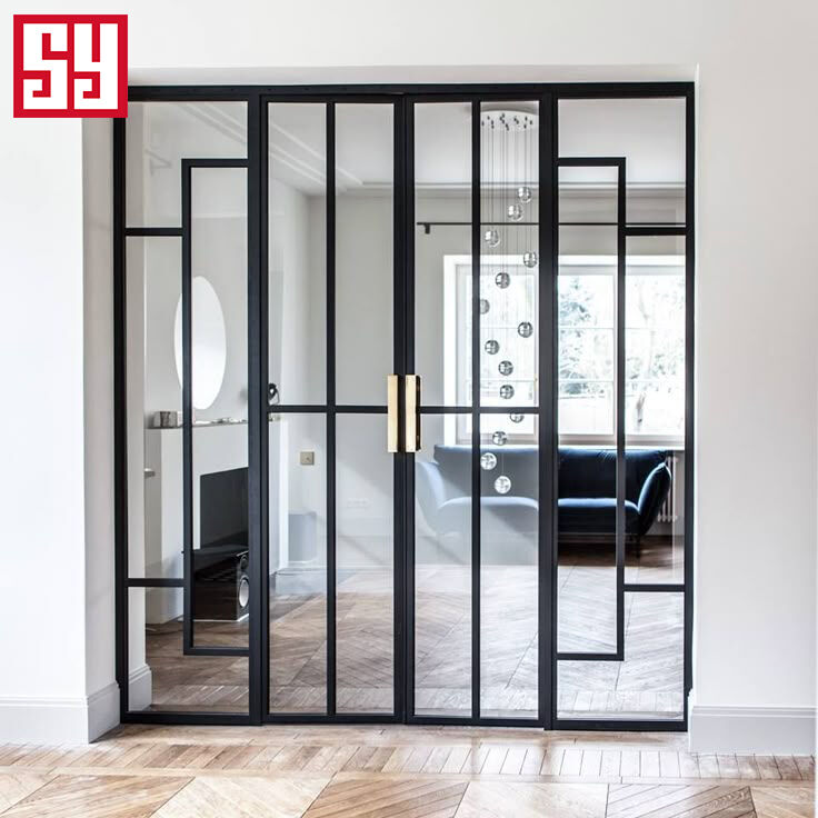 What are the advantages of a sliding door?