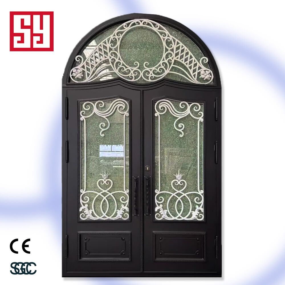 Discover the Unmatched Benefits of Wrought Iron Doors with Transom