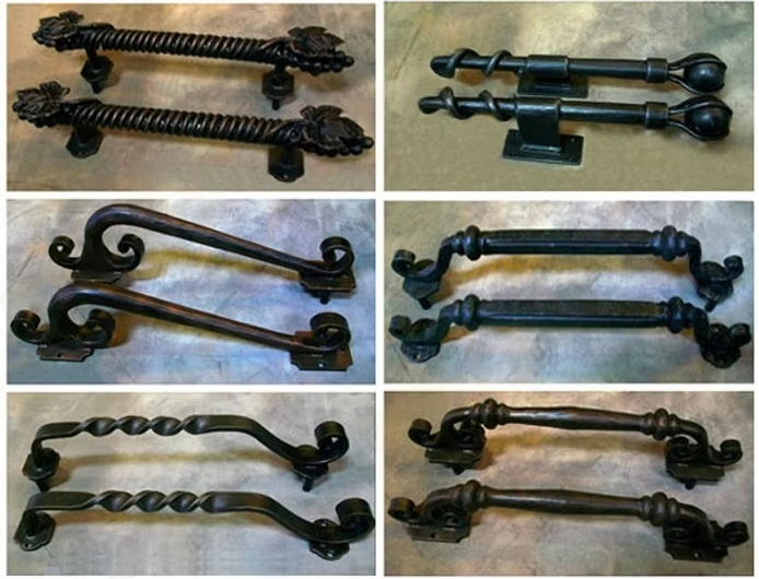 Steel Modern French Door Iron Entry Door Steel Exterior Door details