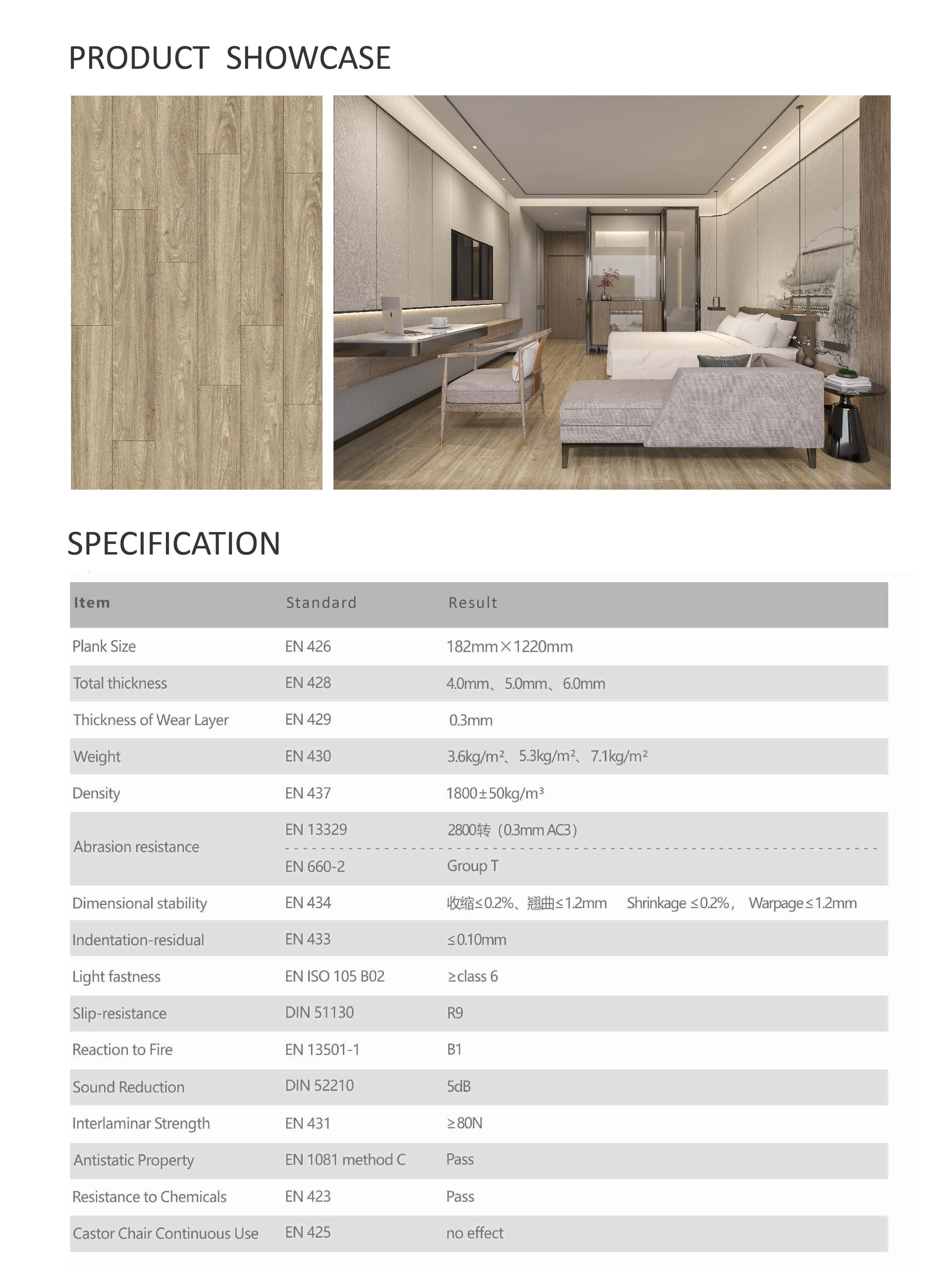 Indoor Simple Color Vinyl Sheet Spc Flooring Wood Grain Plastic Floor Plank Waterproof supplier