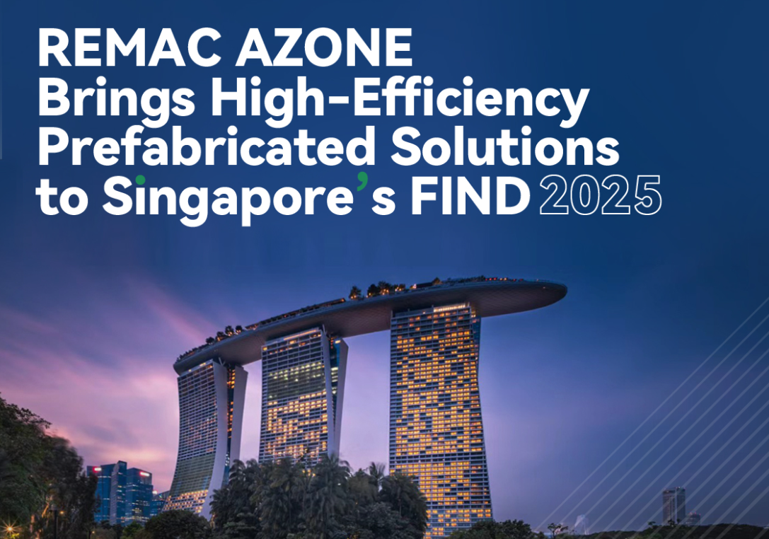 REMAC AZONE, FIND 2025 싱가포르에서 고효율 프리패브 솔루션 선보여