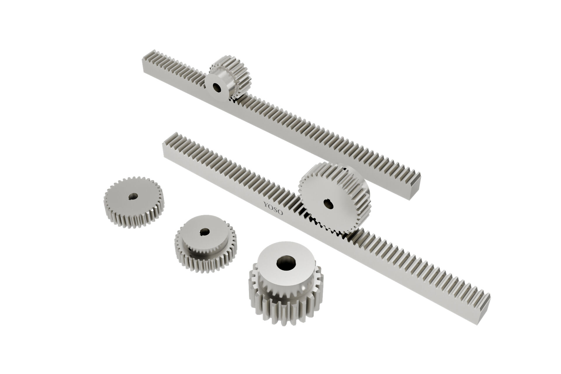 Spur rack gear