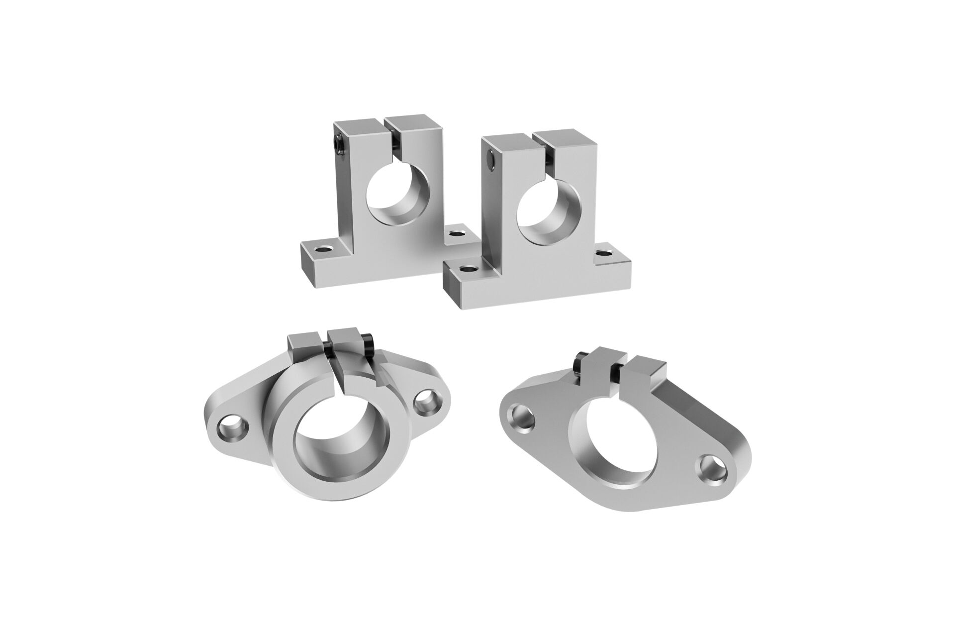 Linear guide clamps Slide Shaft Support
