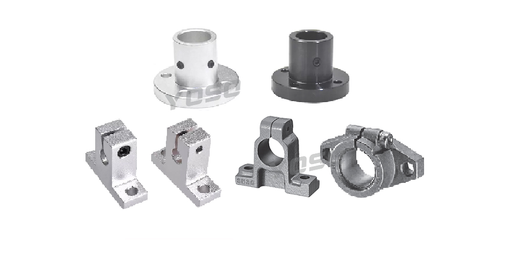 Linear guide clamps Slide Shaft Support