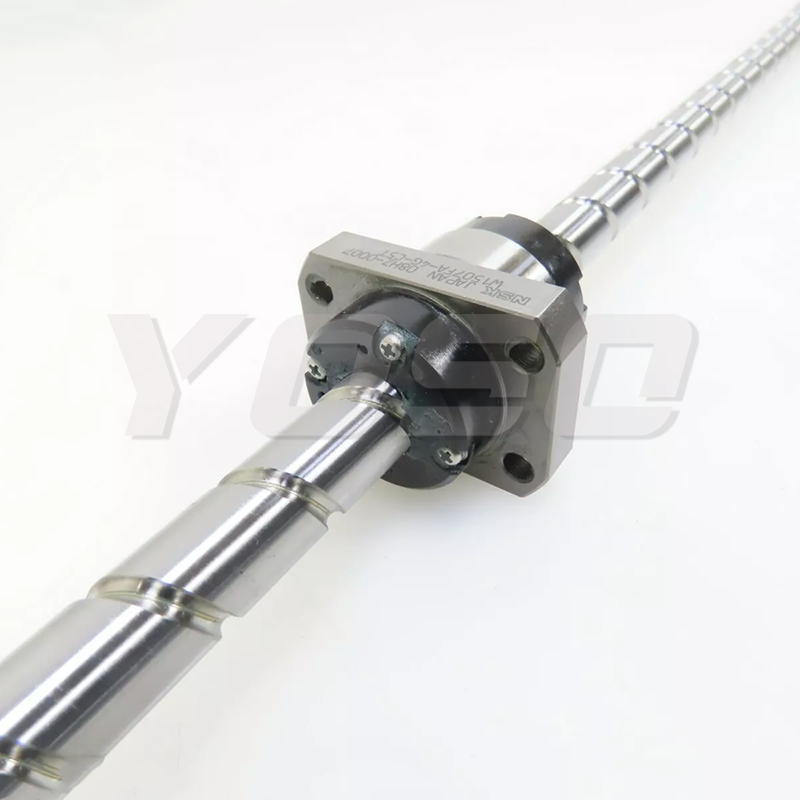 Tornillo de bolas NSK del tipo tapón extremo W1506FA-6G-C5T20, precisión C5