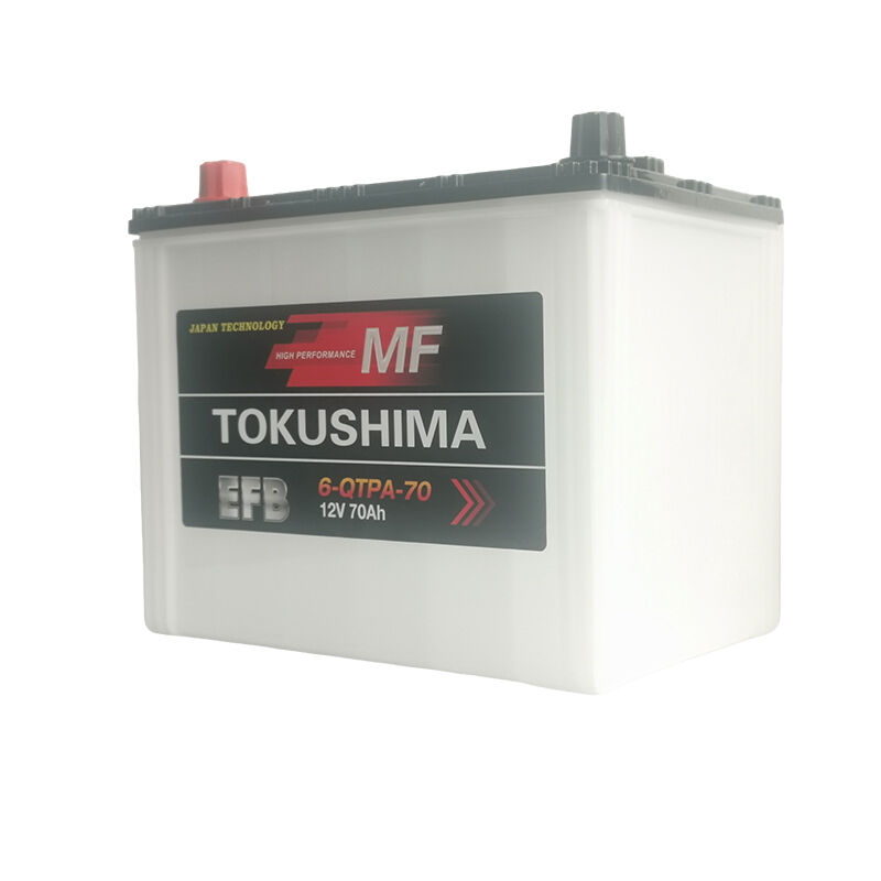 بطارية سيارة توكوشيما إف بي 80 بجهد 12 فولت وسعة 80 أمبير-ساعة، للتشغيل والإيقاف التلقائي