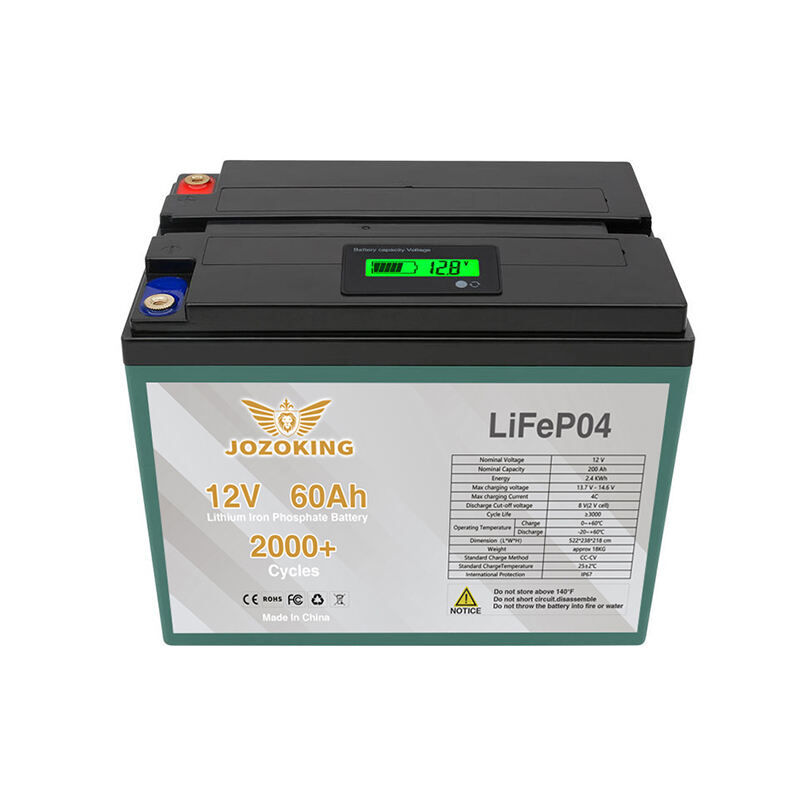 JOZOKING 12.8V 60Ah Lithium Battery