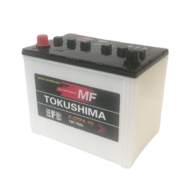 بطارية سيارة توكوشيما إف بي 80 بجهد 12 فولت وسعة 80 أمبير-ساعة، للتشغيل والإيقاف التلقائي