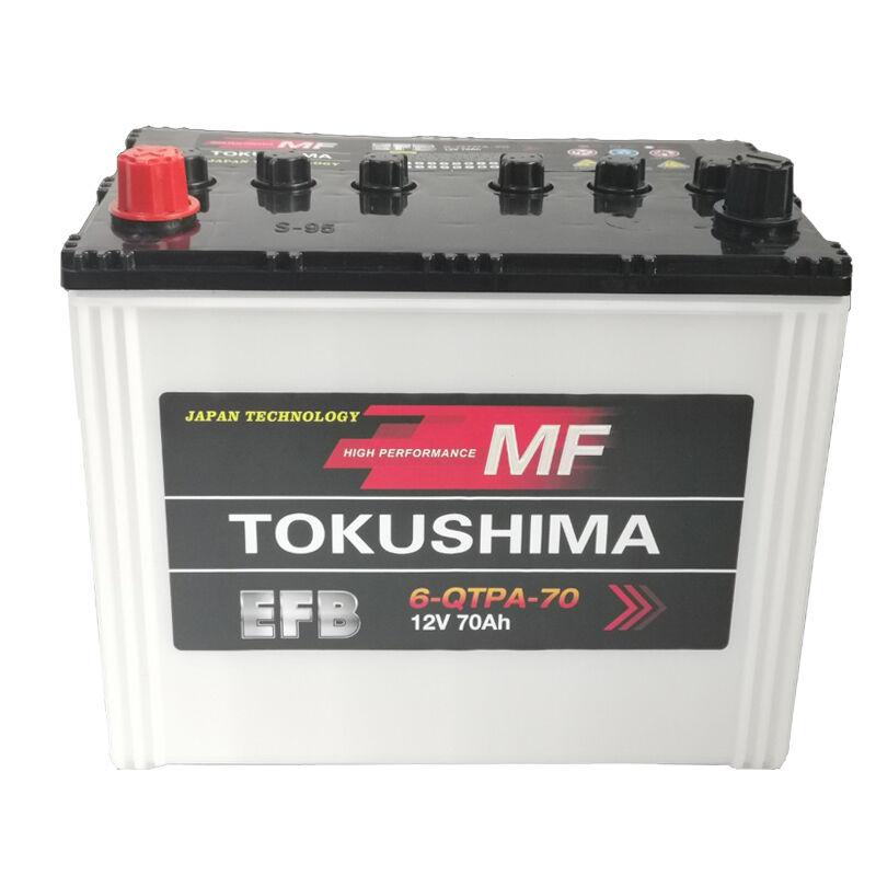 بطارية سيارة توكوشيما إف بي 80 بجهد 12 فولت وسعة 80 أمبير-ساعة، للتشغيل والإيقاف التلقائي