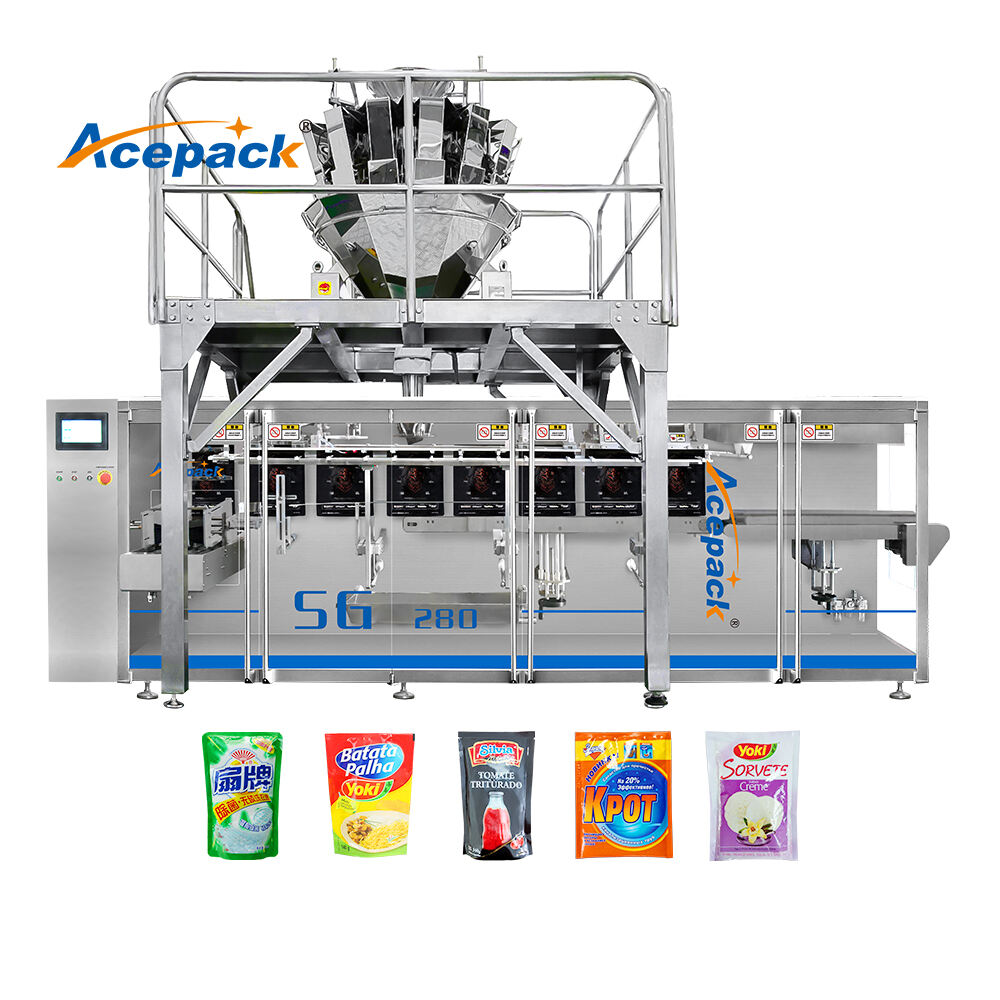 SG-280 High Precision Automatic Sachet Filling Machine Pre-Made Doypack Powder Salt Granule Multifunctional supplier