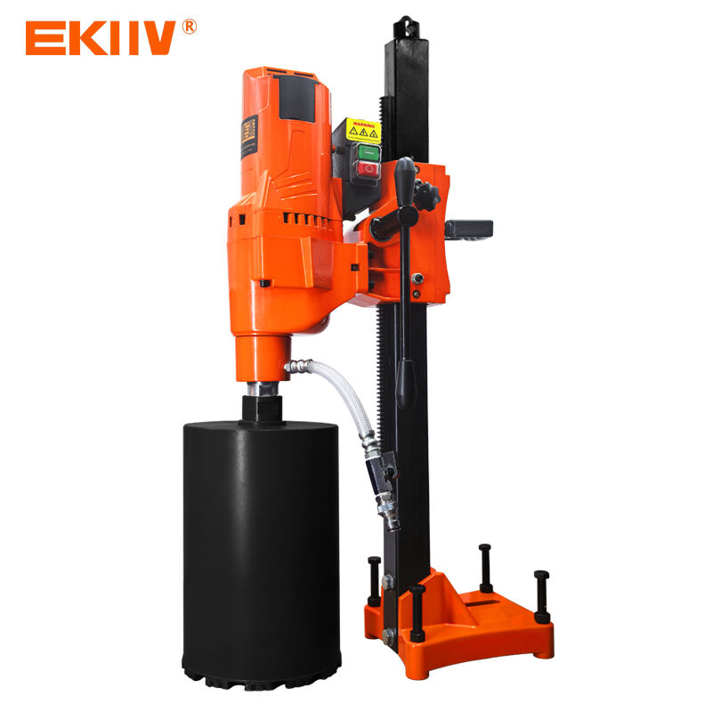 MW-255 230V 4950W professionelles Bohren im Stahlbeton Senkrechter Stand Pressbohrer Diamantkernbohrmaschine mit Halterung
