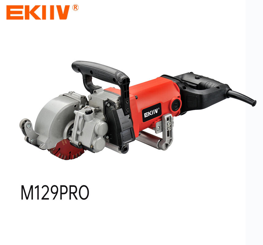 M129PRO  220V 2500W 129mm Factory Electric hand-held portable Multi chip wall chaser concrete cutting machine 