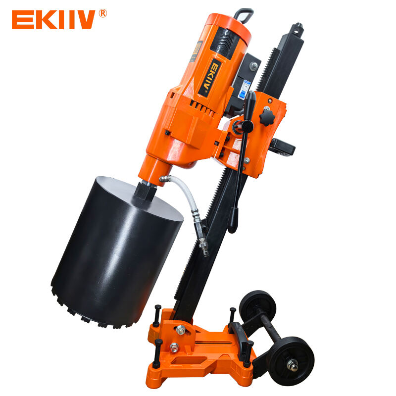 MW-255D 230V 4950W professionelles Bohren im Stahlbeton Senkrechter Pressbohrstand Diamant-Kernbohrmaschine mit Halterung