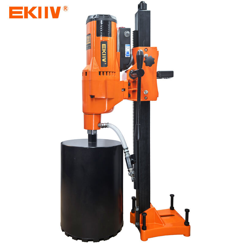MW-255N 230V 4950W professionelles Bohren im Stahlbeton Vertikaler Pressständer mit Diamantkernbohrmaschine und Halterung