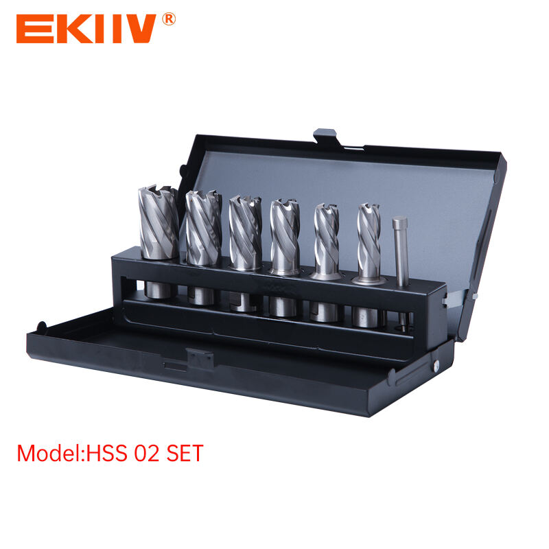 HSS Bit Set 1 12-22mm annular cutter hollow hole bit set 