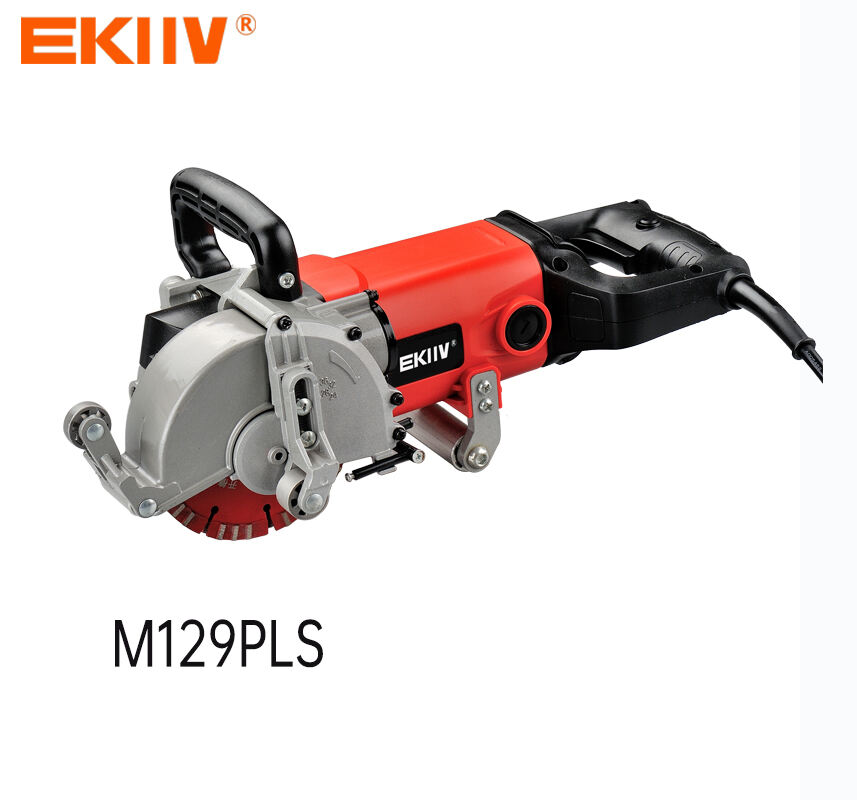 M129PLS  220V 2500W 129mm Factory Electric hand-held portable Multi chip wall chaser concrete cutting machine 