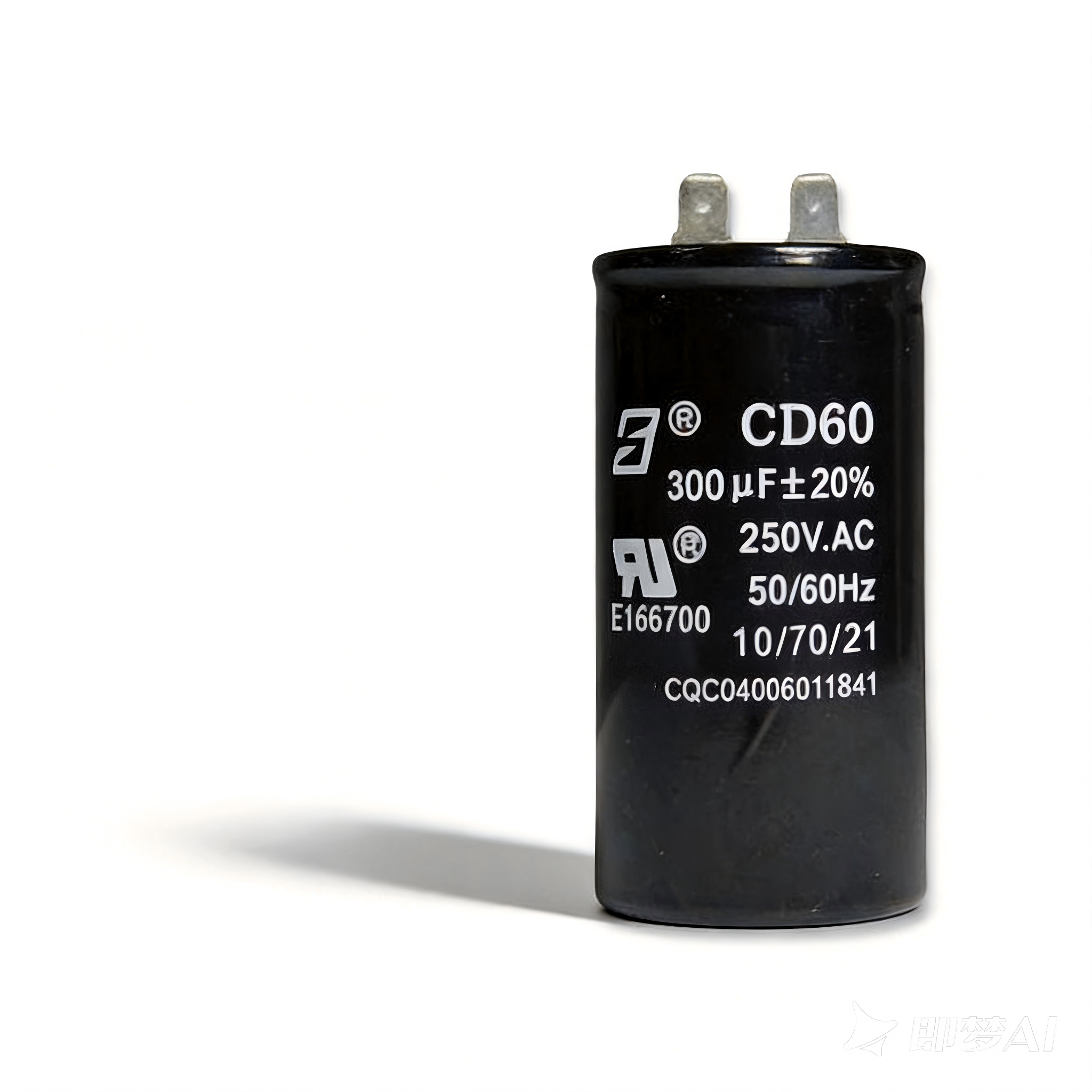  CD60 250V 300V 2+2  250  thickness Terminnals AC  Water Pump Start Capacitor 