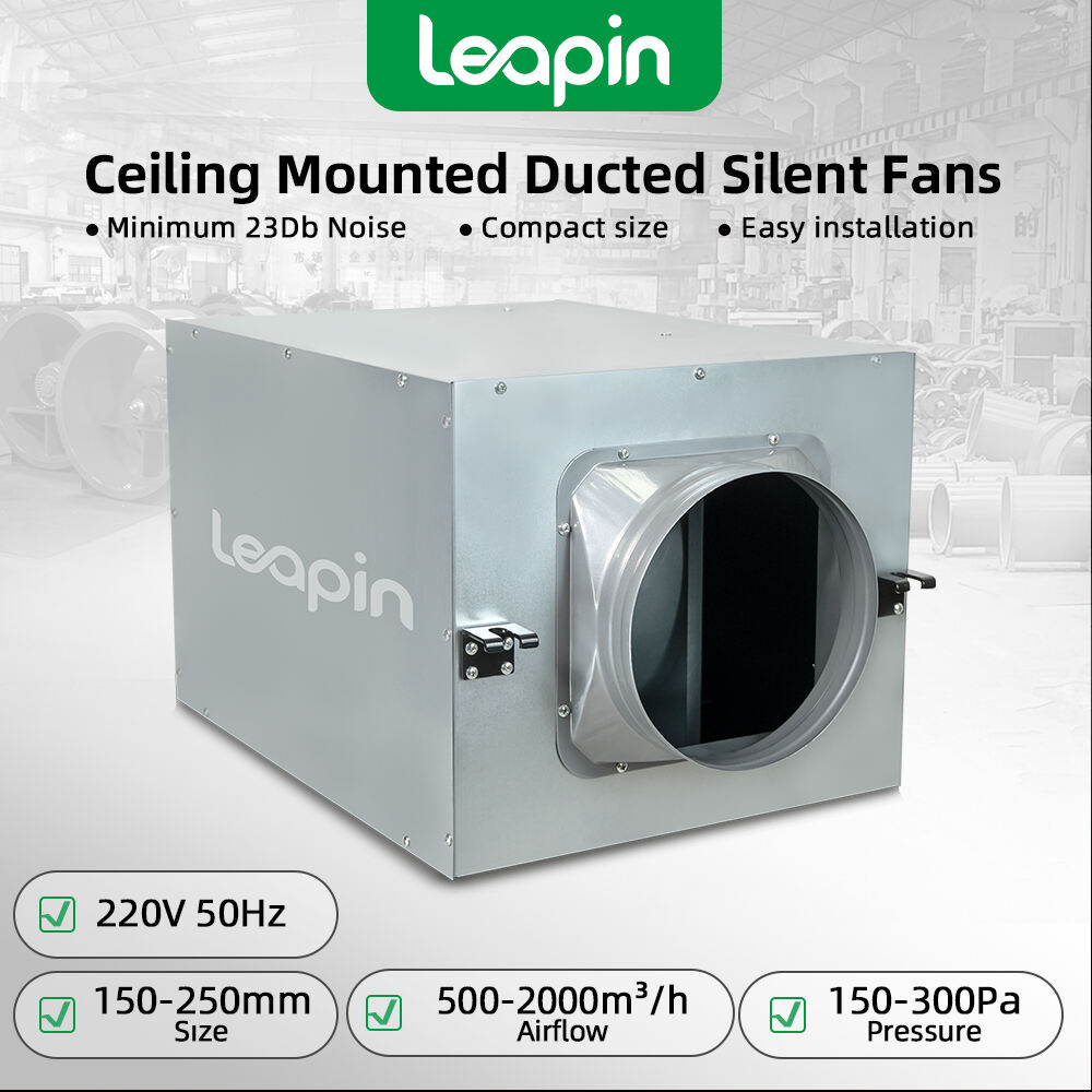 Duct Silent Cabinet Box Inline Fans DPT Series