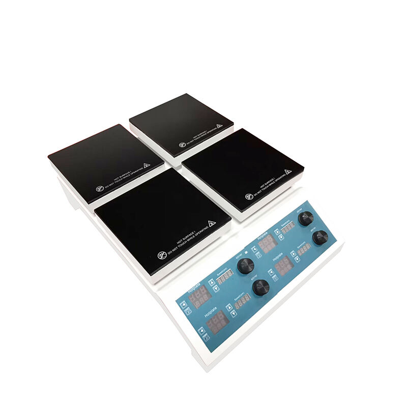 Multi position hotplate magnetic stirrer