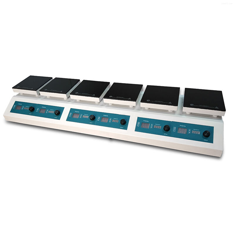 Multi position hotplate magnetic stirrer