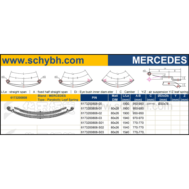 MERCEDES 6173200808