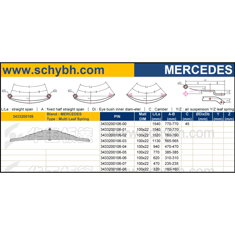 MERCEDES 3433200106