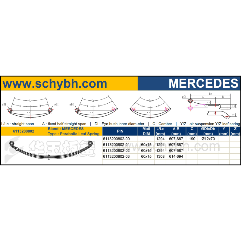 MERCEDES 6113200802