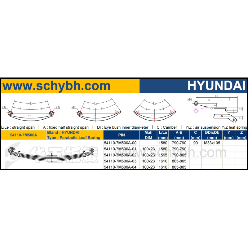 HYUNDAI 54110-7M500A