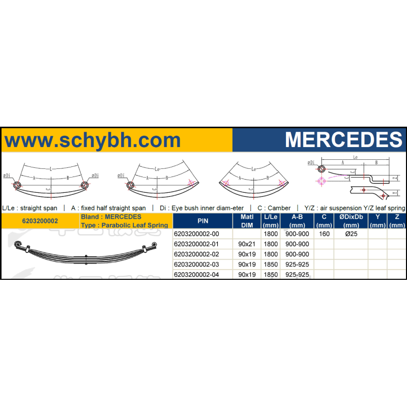 MERCEDES 6203200002