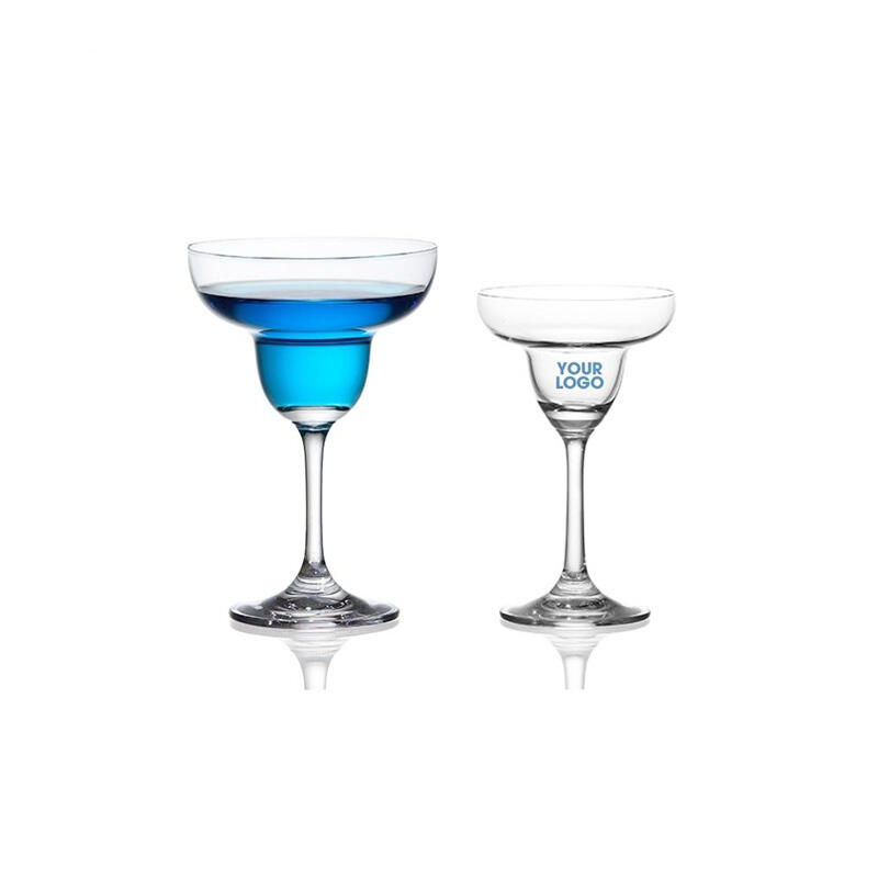 bicchiere personalizzato con logo per festa cocktail margarita creativo