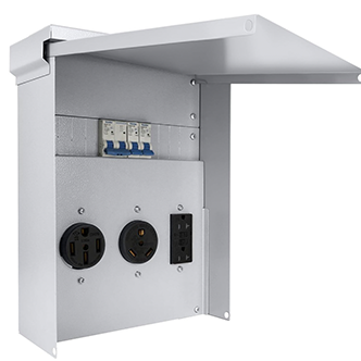 Temporary distribution box