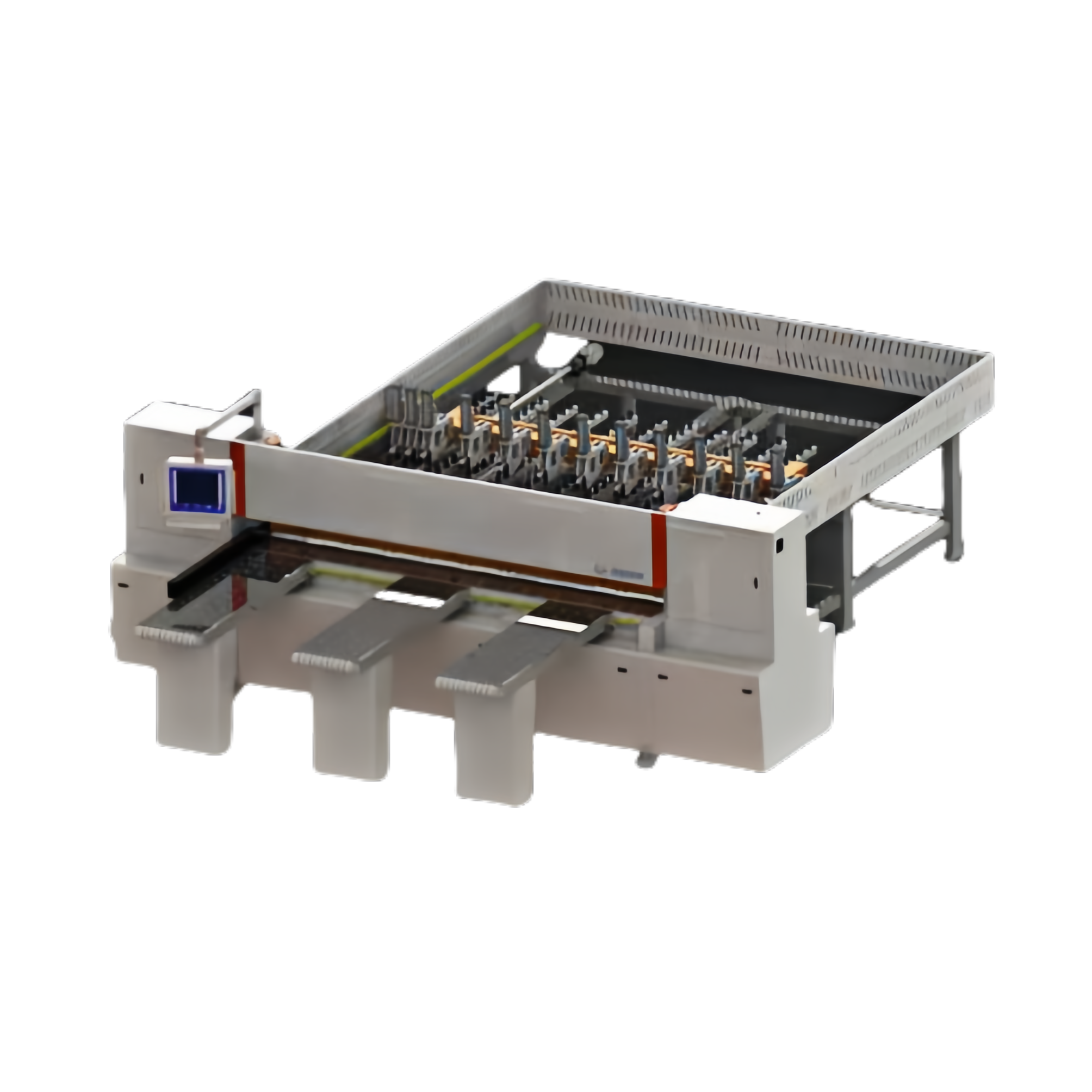 Natančna krožna žaga LS-4100BNC z mehansko napetostjo in motorjem z notranjim izgorevanjem, motor 18,5 kW, visokonatančno rezanje