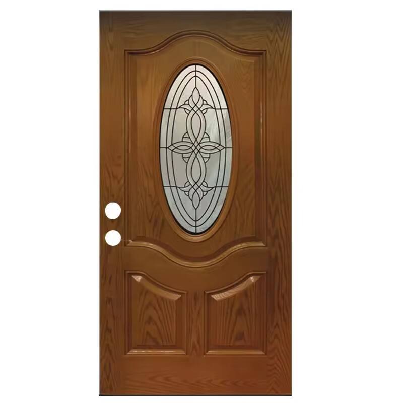 Fiberglass Exterior  Front Entry Doors With Glass