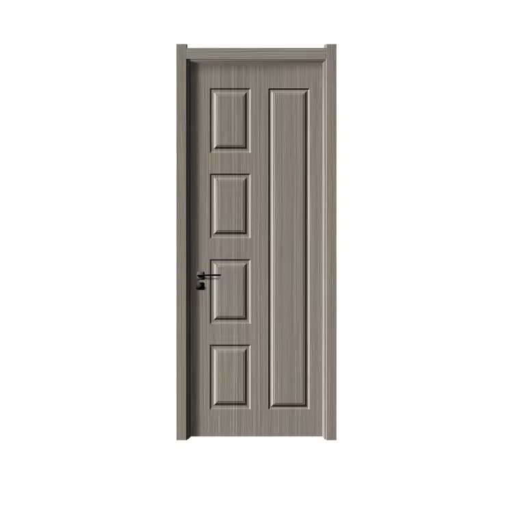 Decorative Melamine Skin Wood Apartment Door 