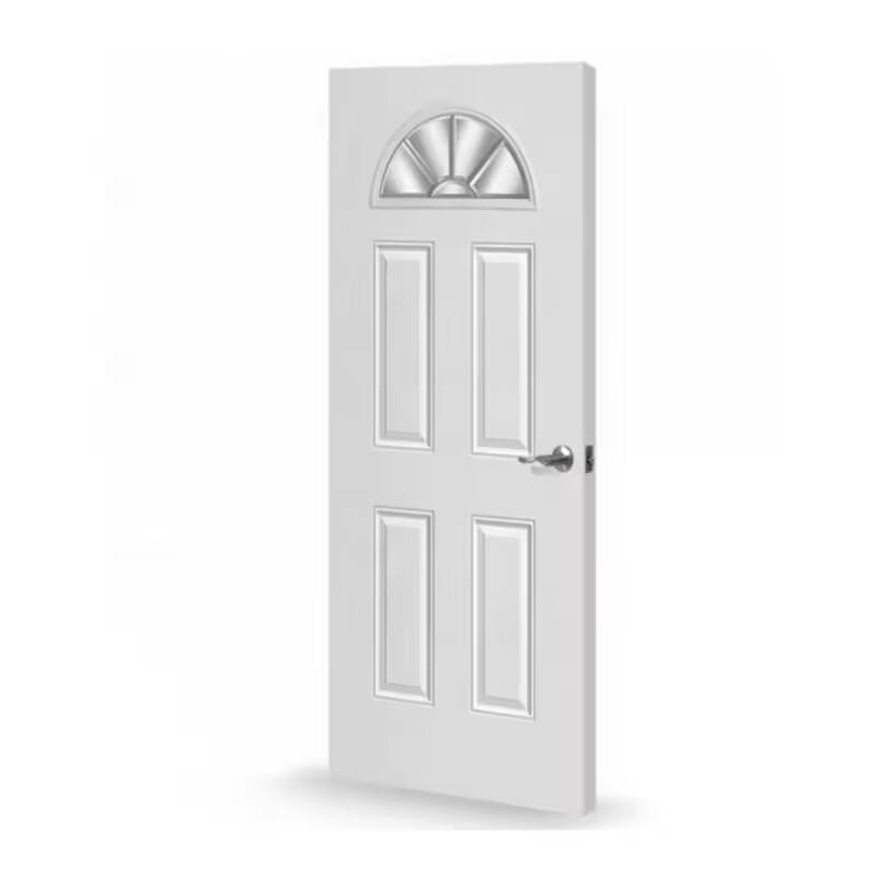 White Oak  Five Panel  1/4 Lite Door American Steel Door 