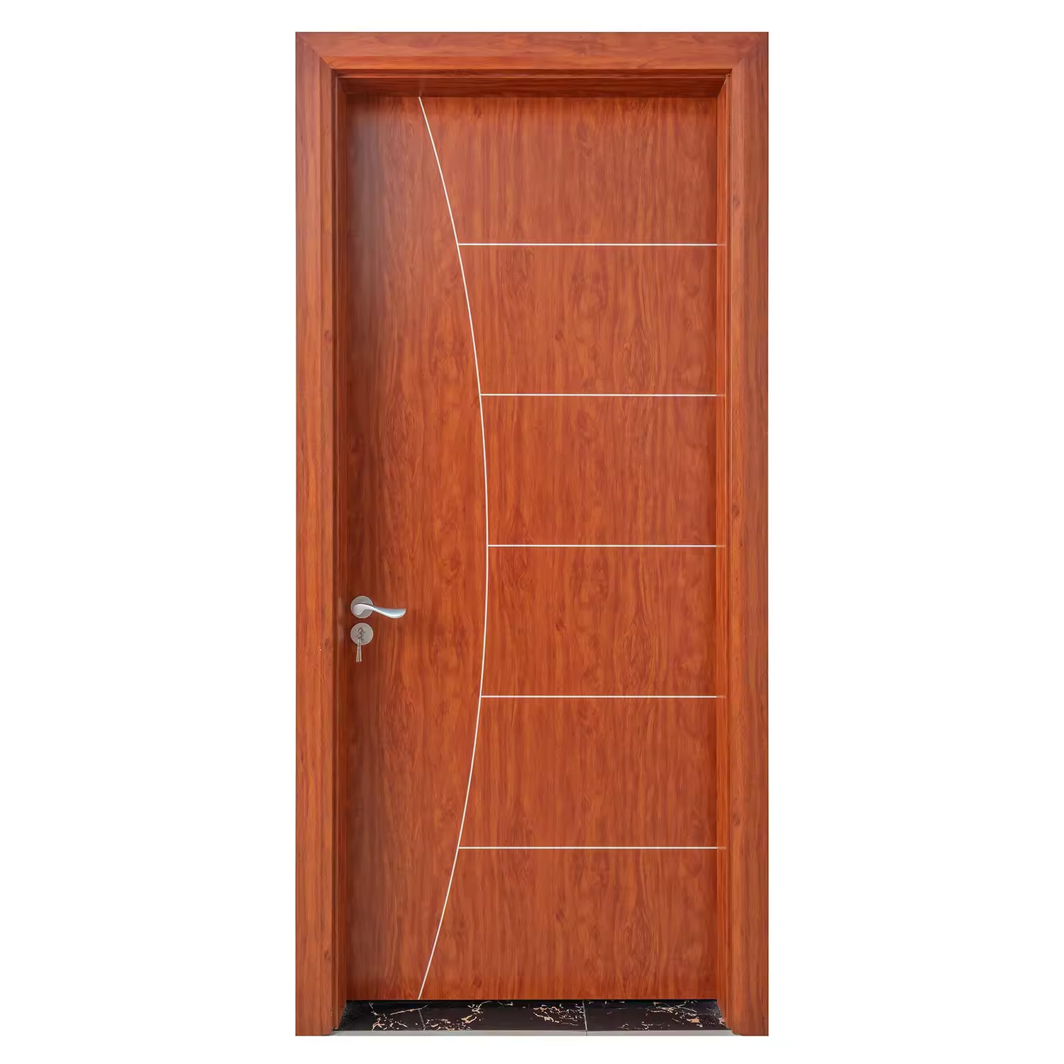 Single Waterproof  Home Interior WPC Door 