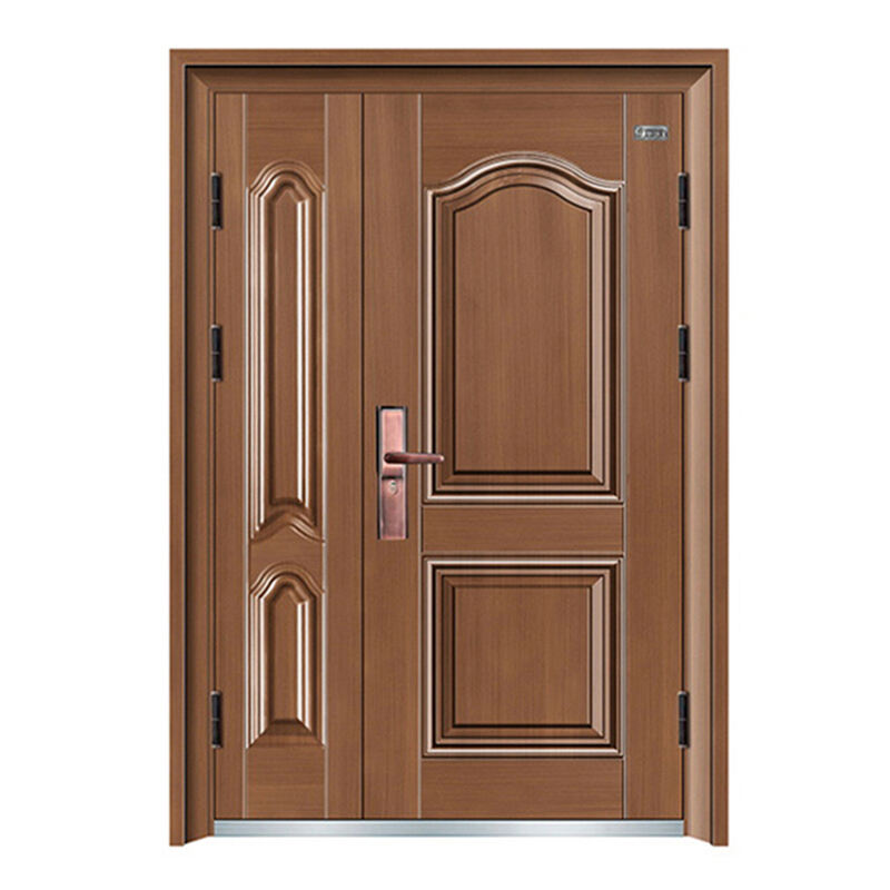 Residential Unequal Double Steel Security Door