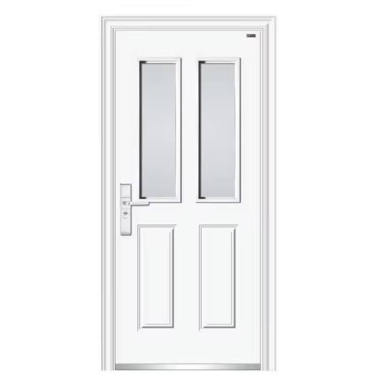 Modern European Exterior Doors With Frosted Glass 