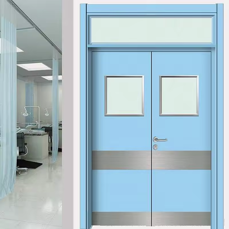 Hospital Interior Double Doors