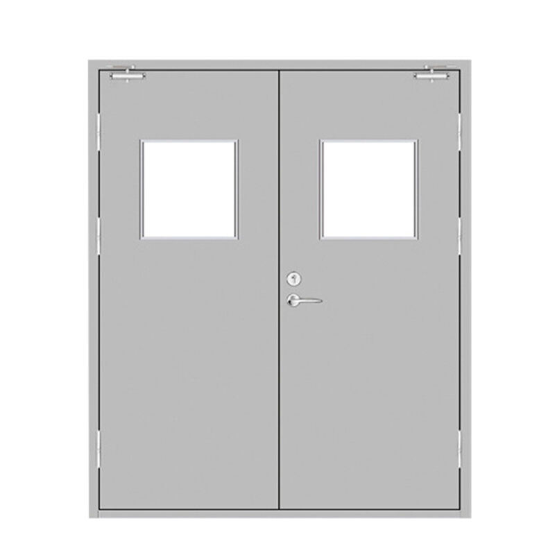 Double Steel 60 Minute Fire Rated Door with window