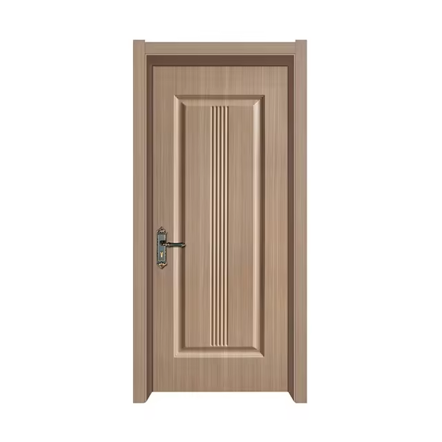 Decorative Glossy Pvc Home Entry Door