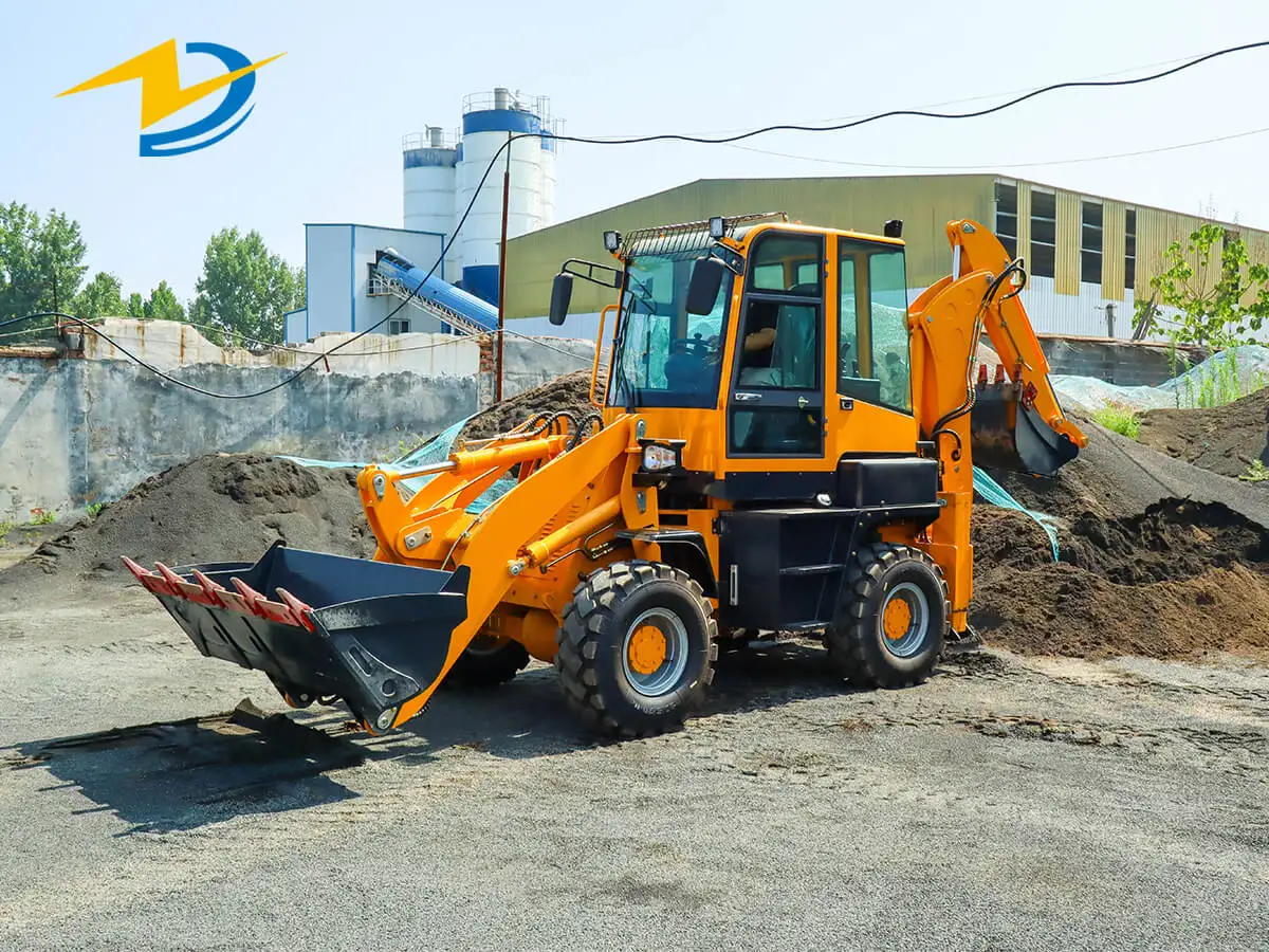 Bahan Kuat Penggali Backhoe Konstruksi