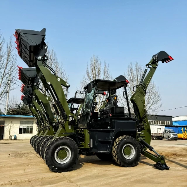 Overhead World’s First Backhoe Made Features Electro Hydraulic System