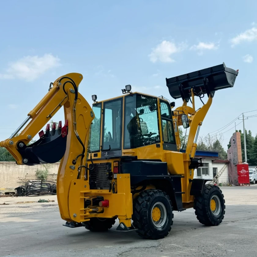 Kontrol Listrik Sepenuhnya pada Backhoe Loader 4x4