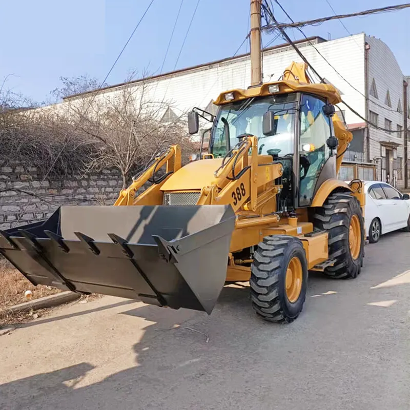 Ang mga backhoe loader ay may lakas at kakayahang magamit?