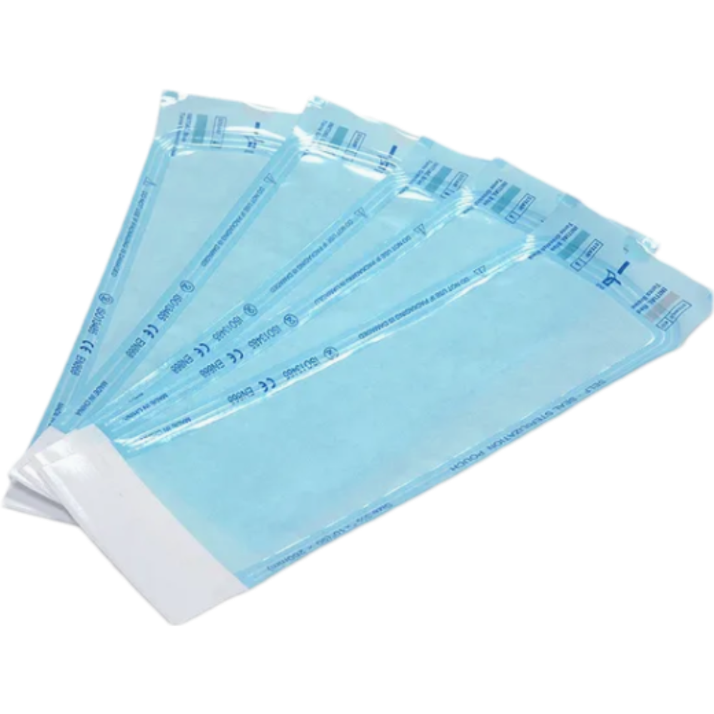 Medical self sealing sterilization pouch